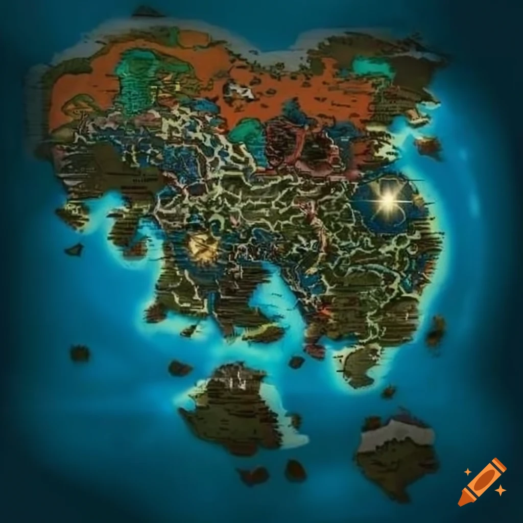 medieval-world-map-on-craiyon