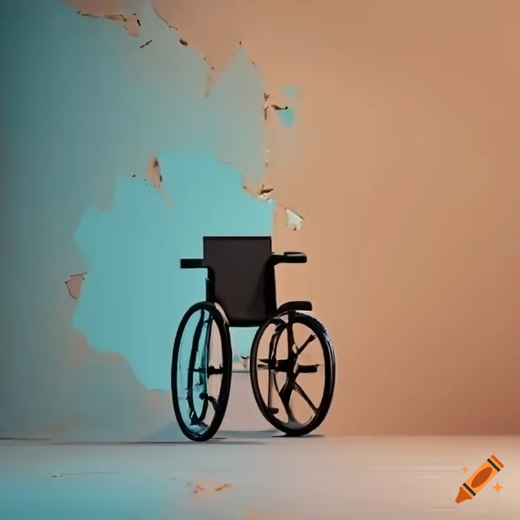 wall damaged by a wheelchair