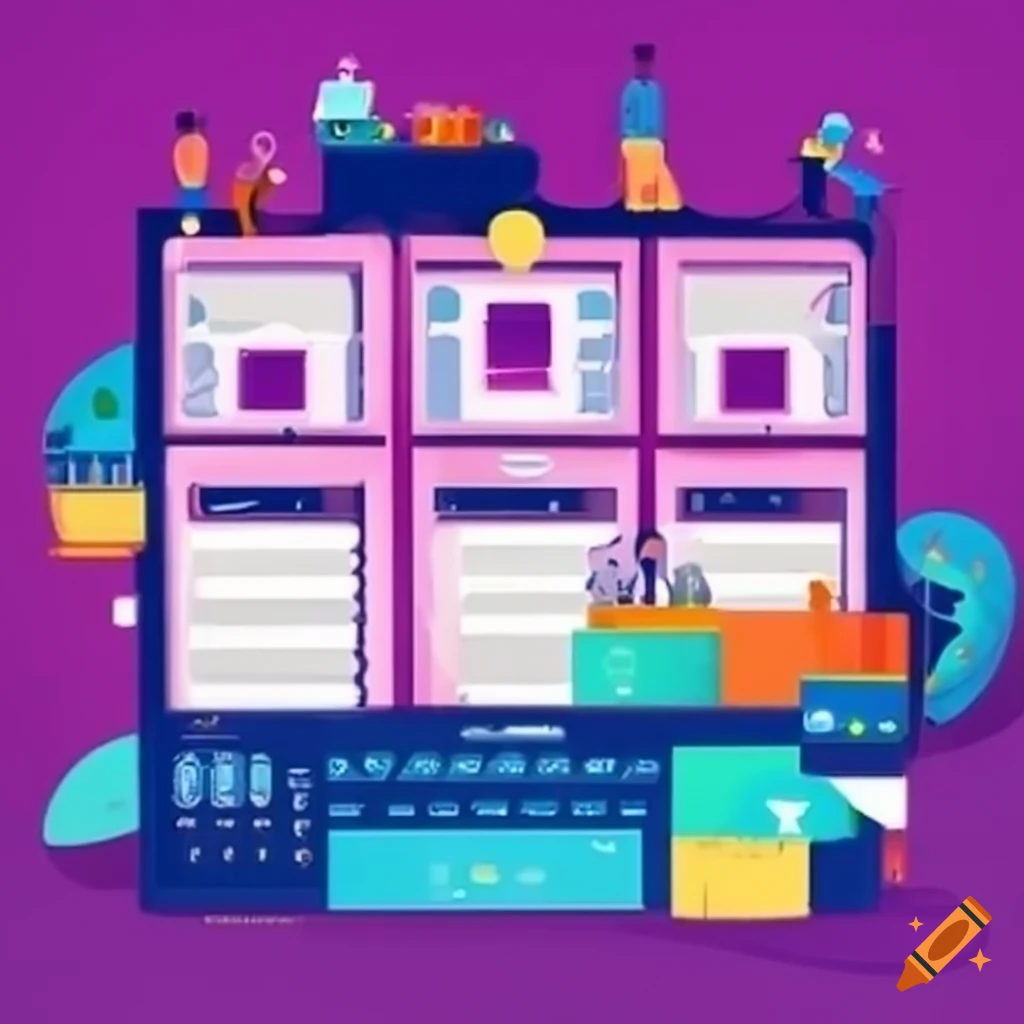 illustration of remote hosting services