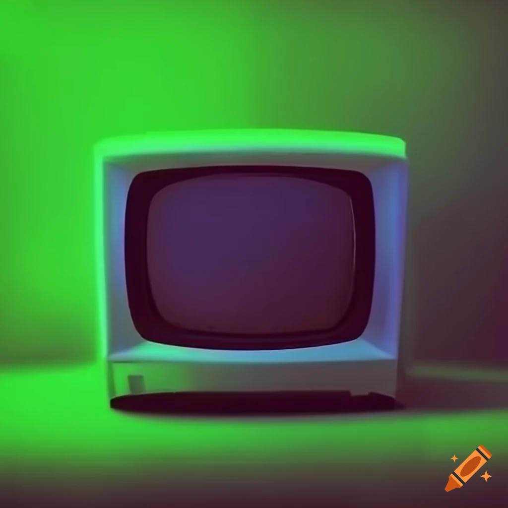 retro TV with glowing 'tsn' displayed