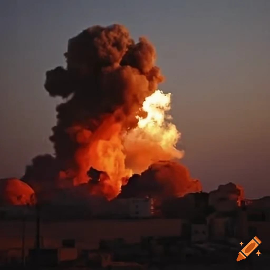 view of Israel and Gaza