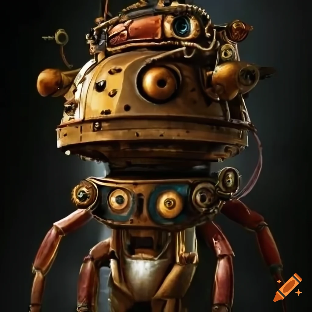 steampunk crab robot