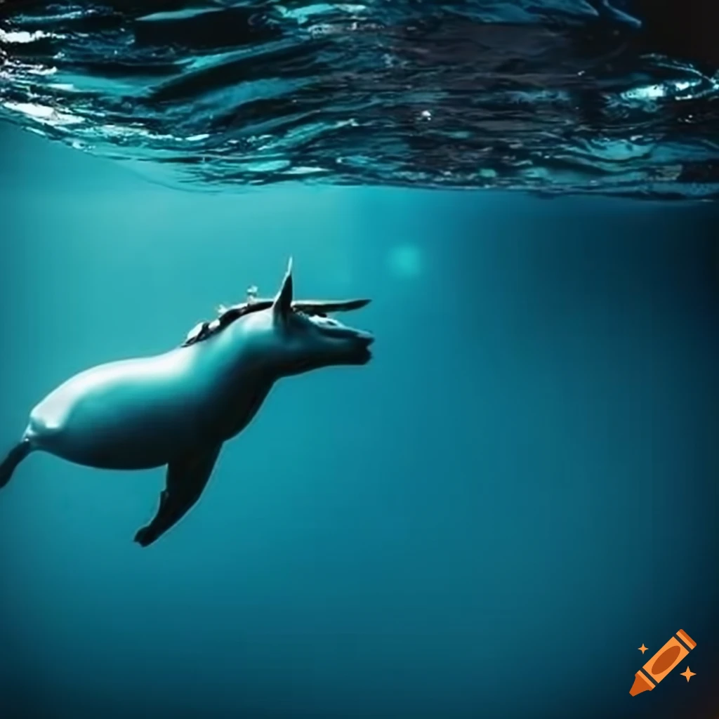 unicorn riding on a whale