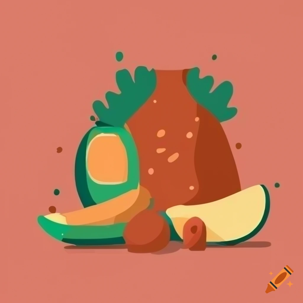 minimalistic-vector-art-of-processed-food-in-fiona-omeenyo-style