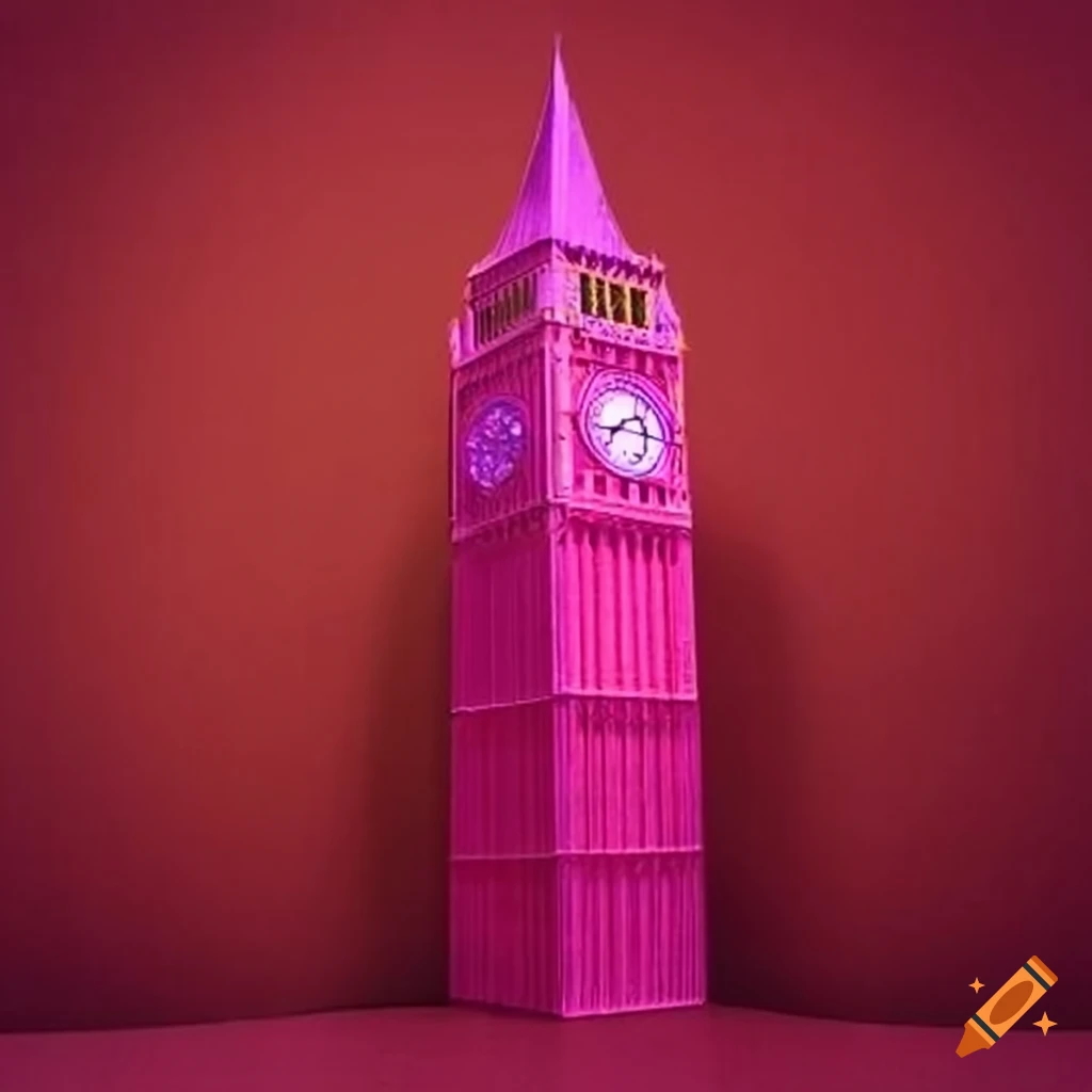 Paper Art Representation Of Big Ben paper-art-representation-of-big-ben