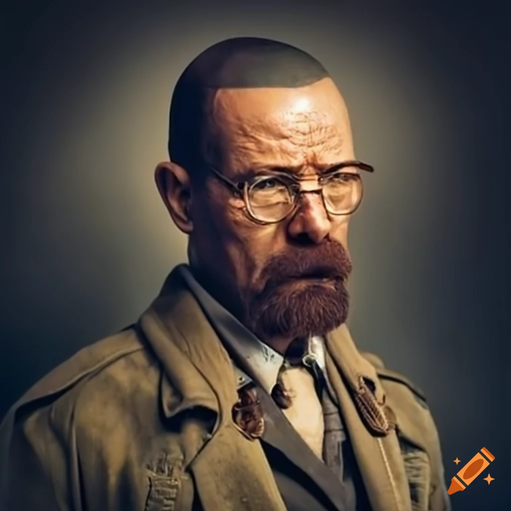 Image of walter white dressed as a military medic