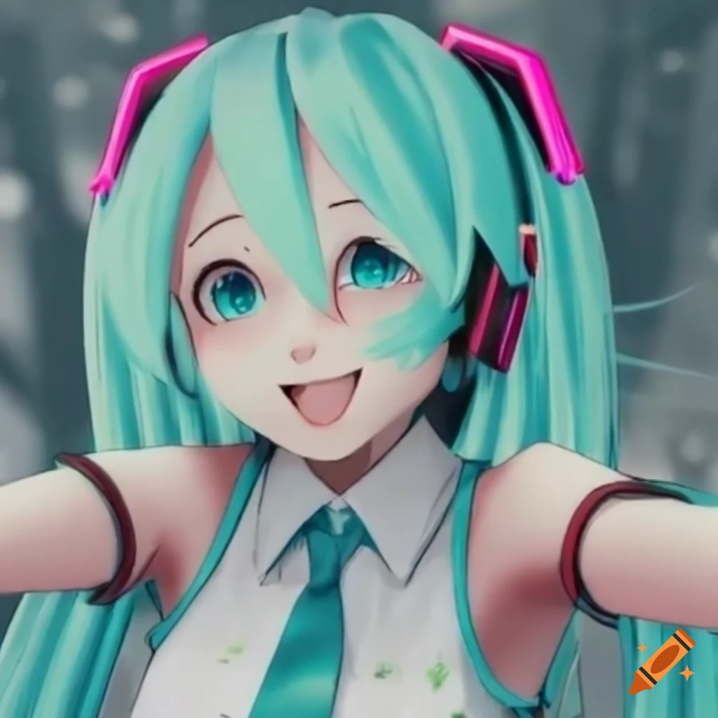 hatsune-miku-with-a-big-smile-on-craiyon