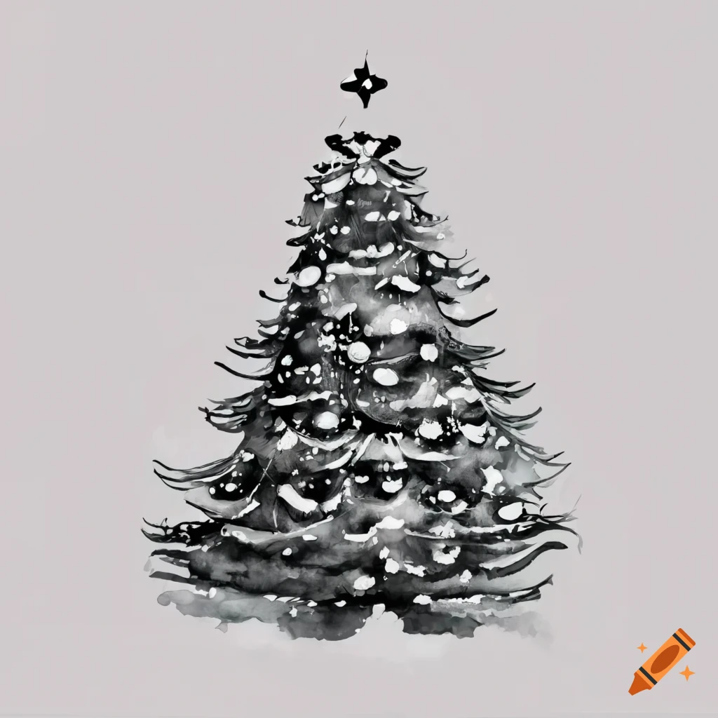 Christmas tree drawing hi-res stock photography and images - Alamy-anthinhphatland.vn
