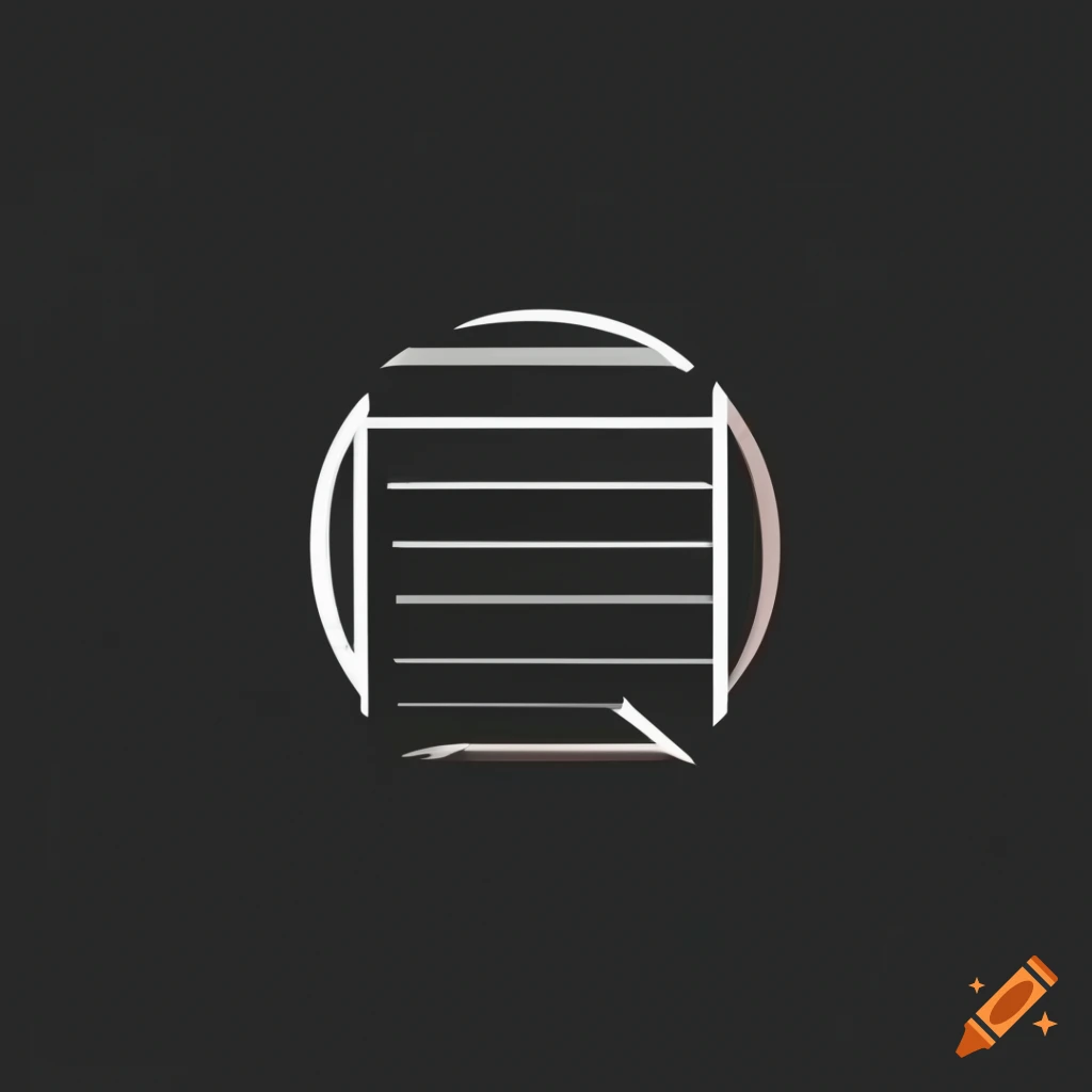 Minimalistic Monochrome Accounting Logo minimalistic-monochrome-accounting-logo