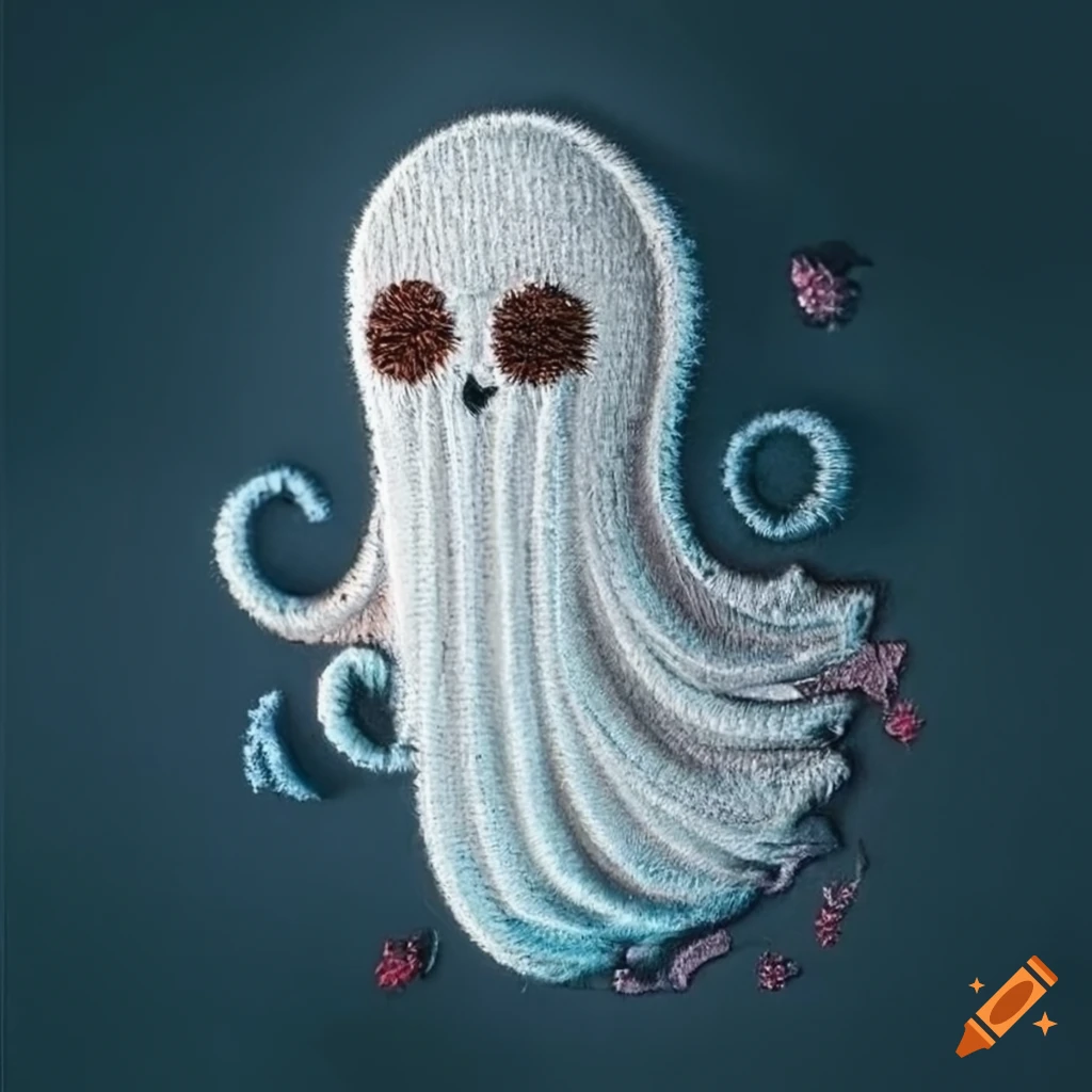 whimsical ghost patch