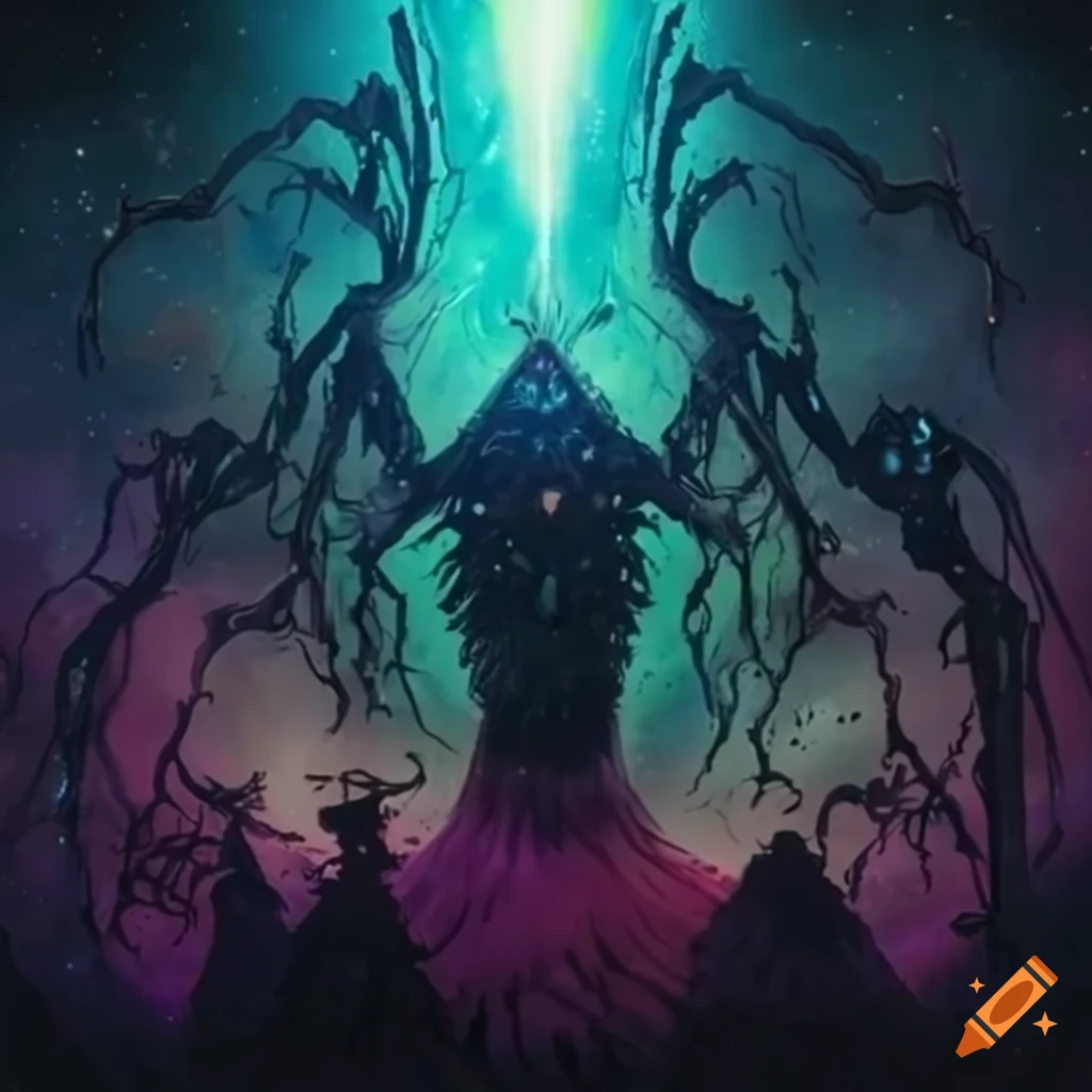 Cosmic Horror Illustration On Craiyon