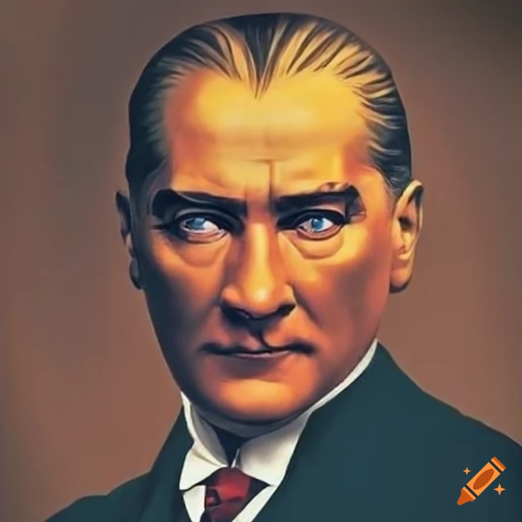 Mustafa kemal atatürk on Craiyon