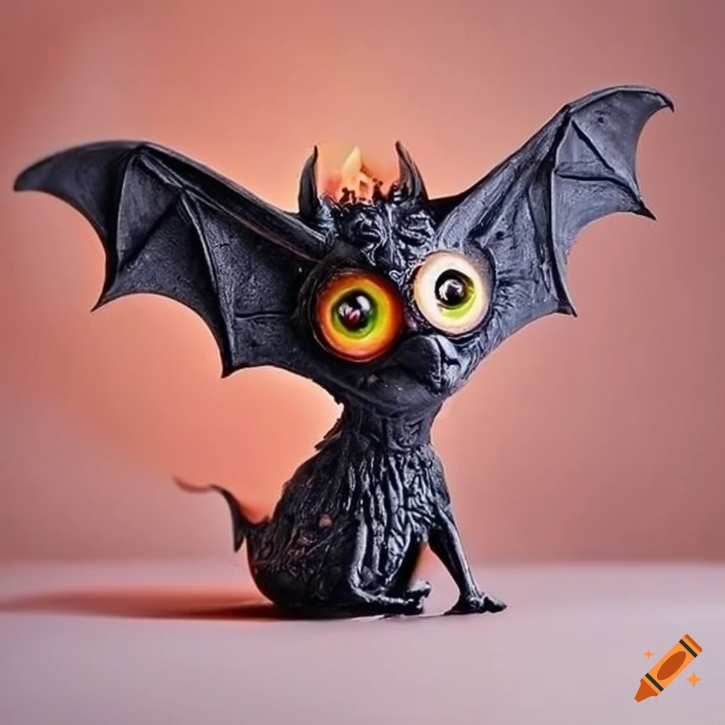 flaming bat figures