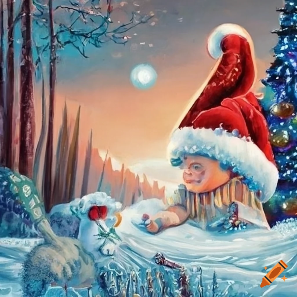 christmas-themed-artwork-on-craiyon