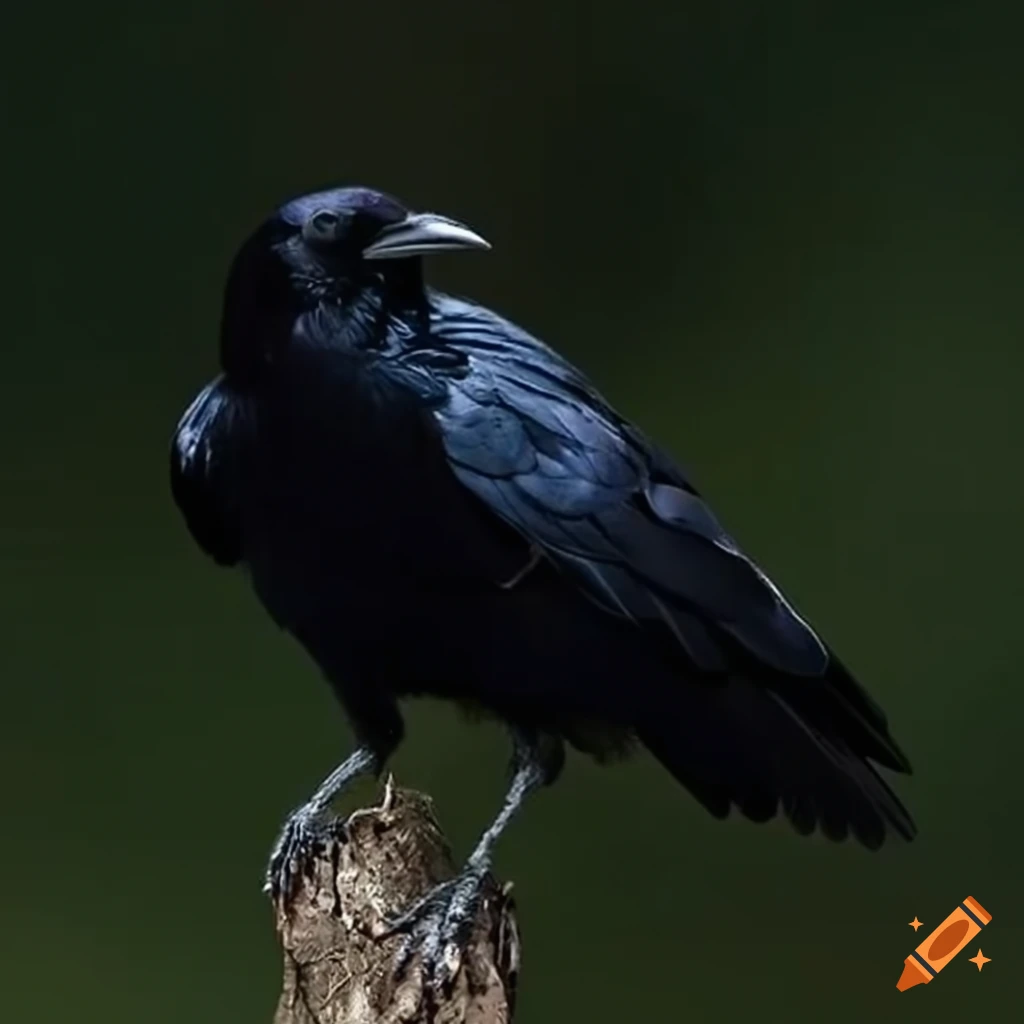 image of a bleeding raven