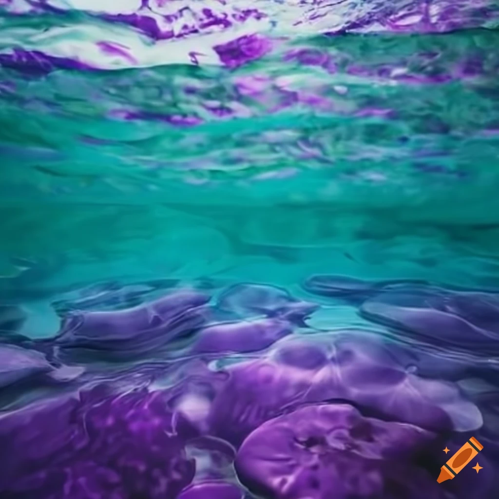clear purple lake