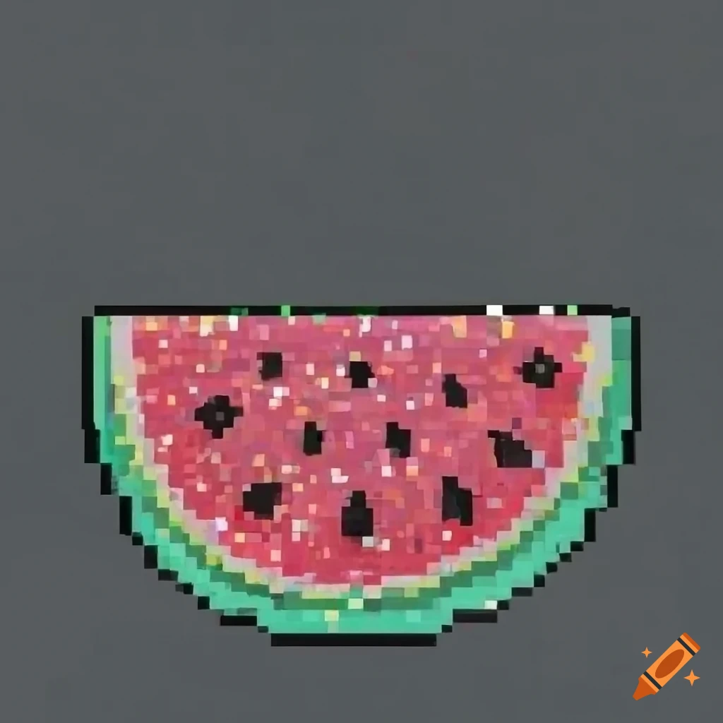 Pixelated Watermelon Code In Java Code 8 bit pixelated popcorn on Craiyon
