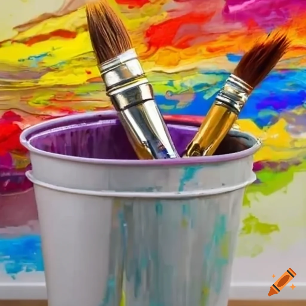 Painting tools for room renovation on Craiyon