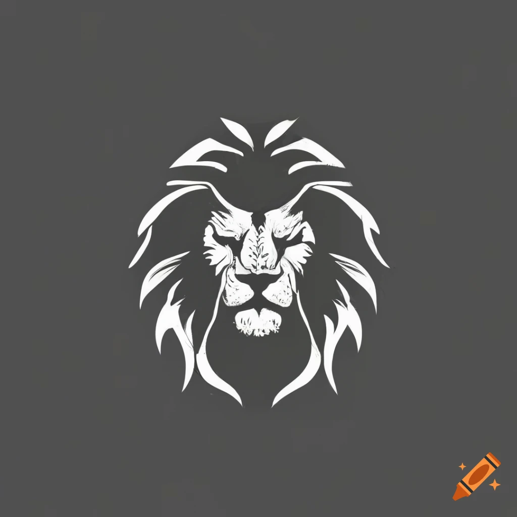 Lion Logo | Lion logo, Lion face, Tiger zoo
