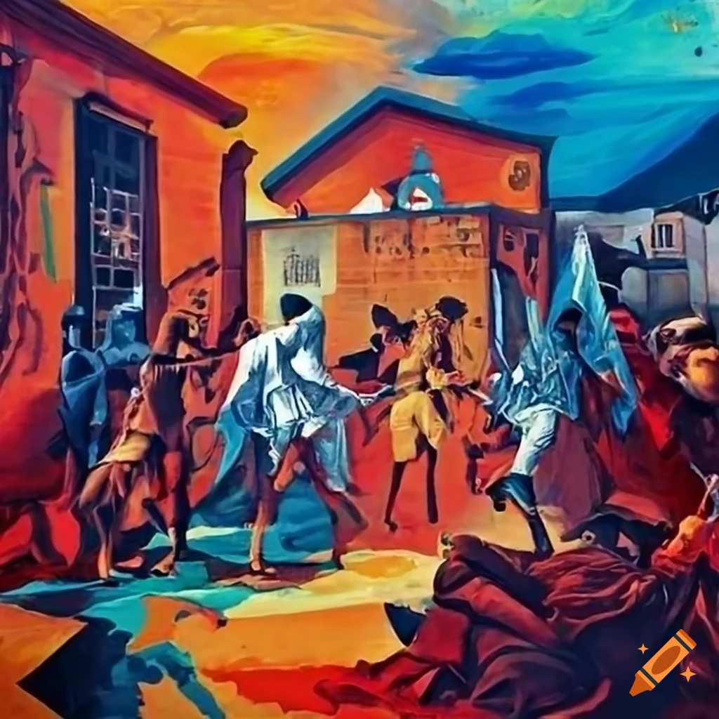 Chilean revolution mural