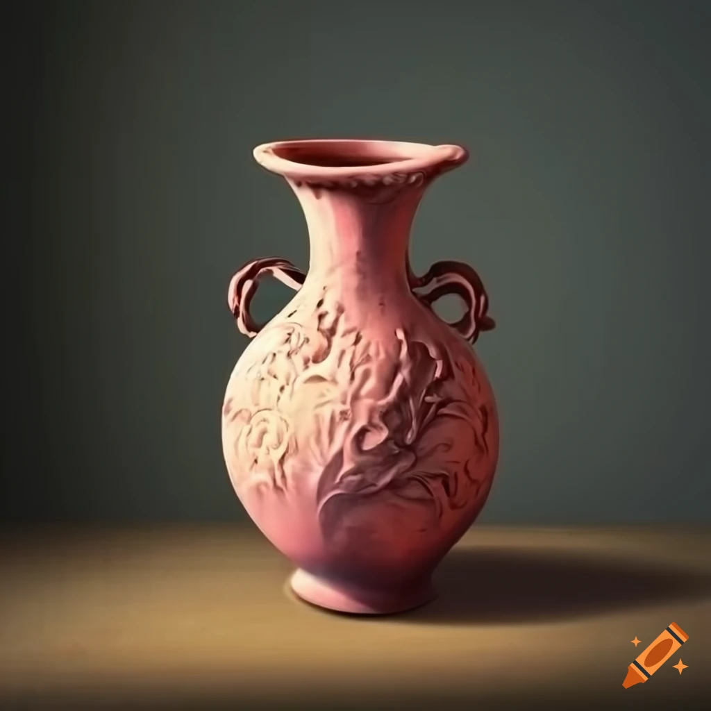 photo of a beautiful ancient vase