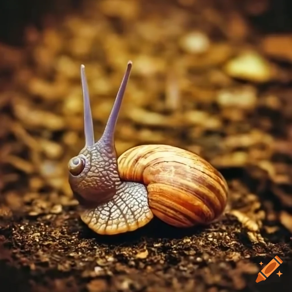 snail on a hill