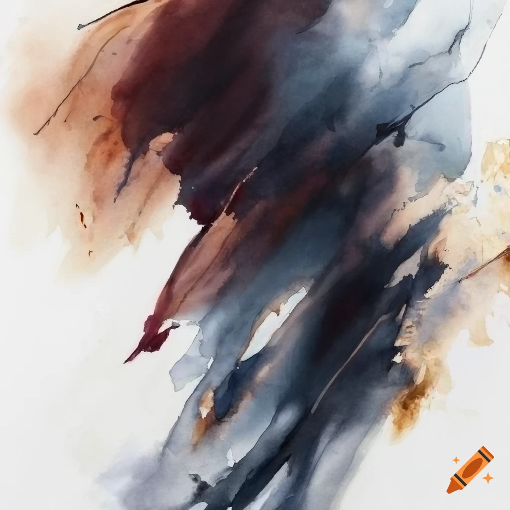 abstract painting in the style of Agnes Cecile