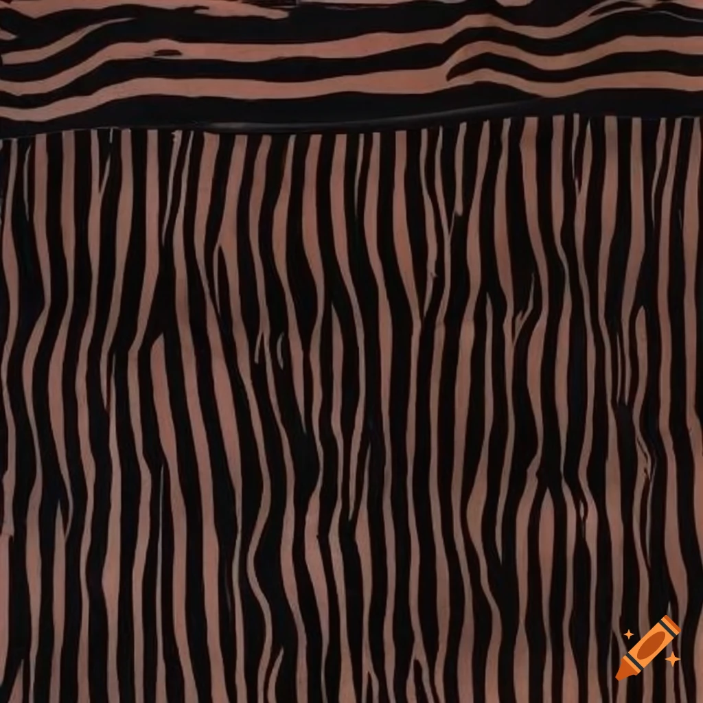 zebra stripe fabric pattern