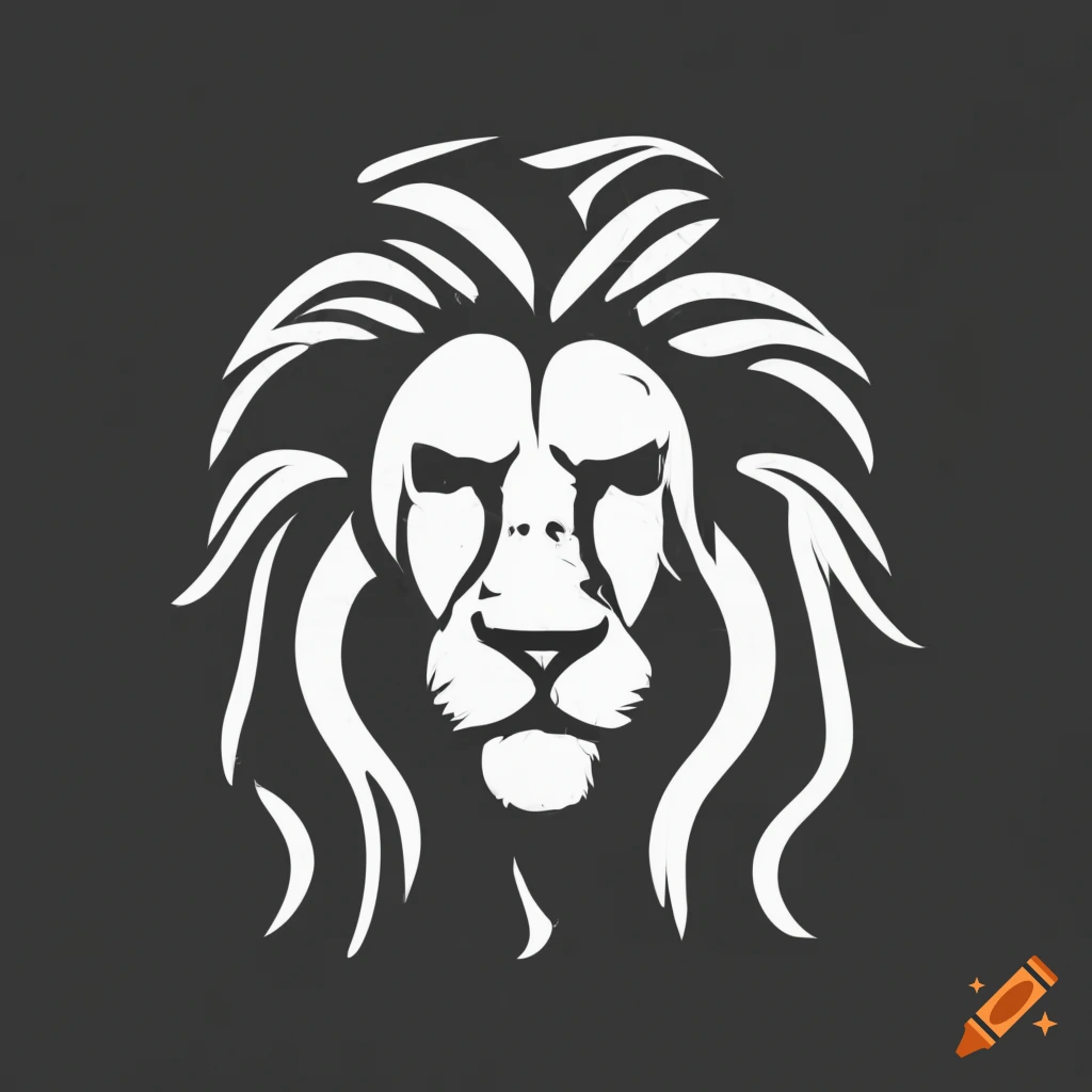 An elegant simple black lion logo. Isolated on a white background. 20205596  Vector Art at Vecteezy