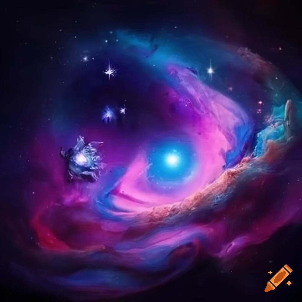 Fantasy galaxy image on Craiyon