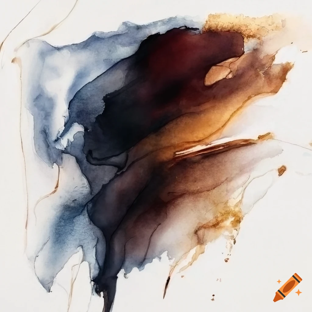 abstract painting in the style of Agnes Cecile
