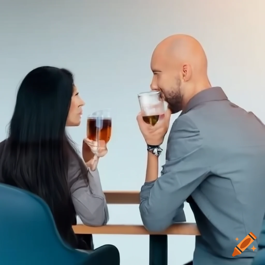 business professionals having a drink