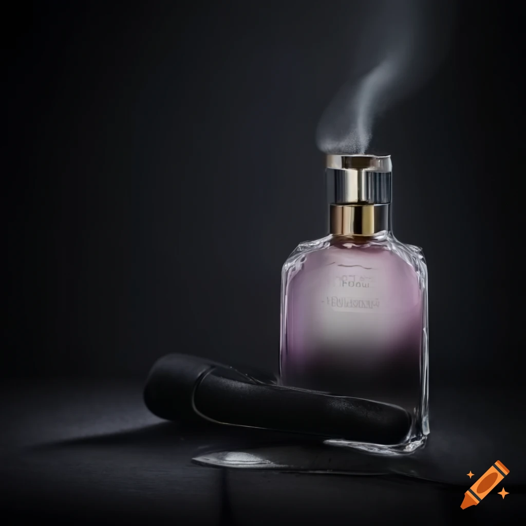 perfume bottle with a captivating scent