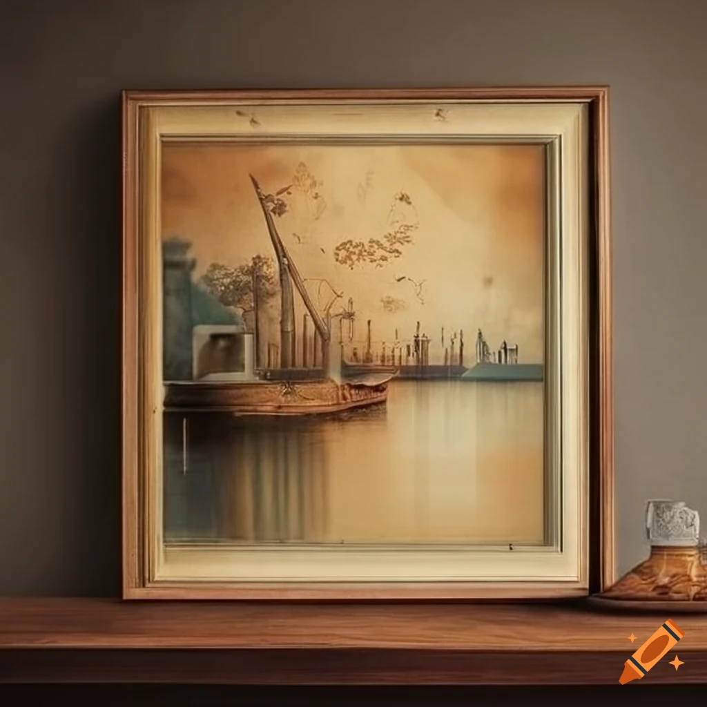 Vintage wall art on Craiyon