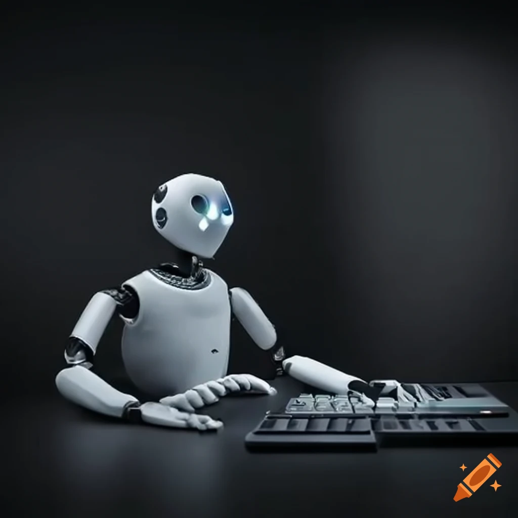 Image of a keyboard robot
