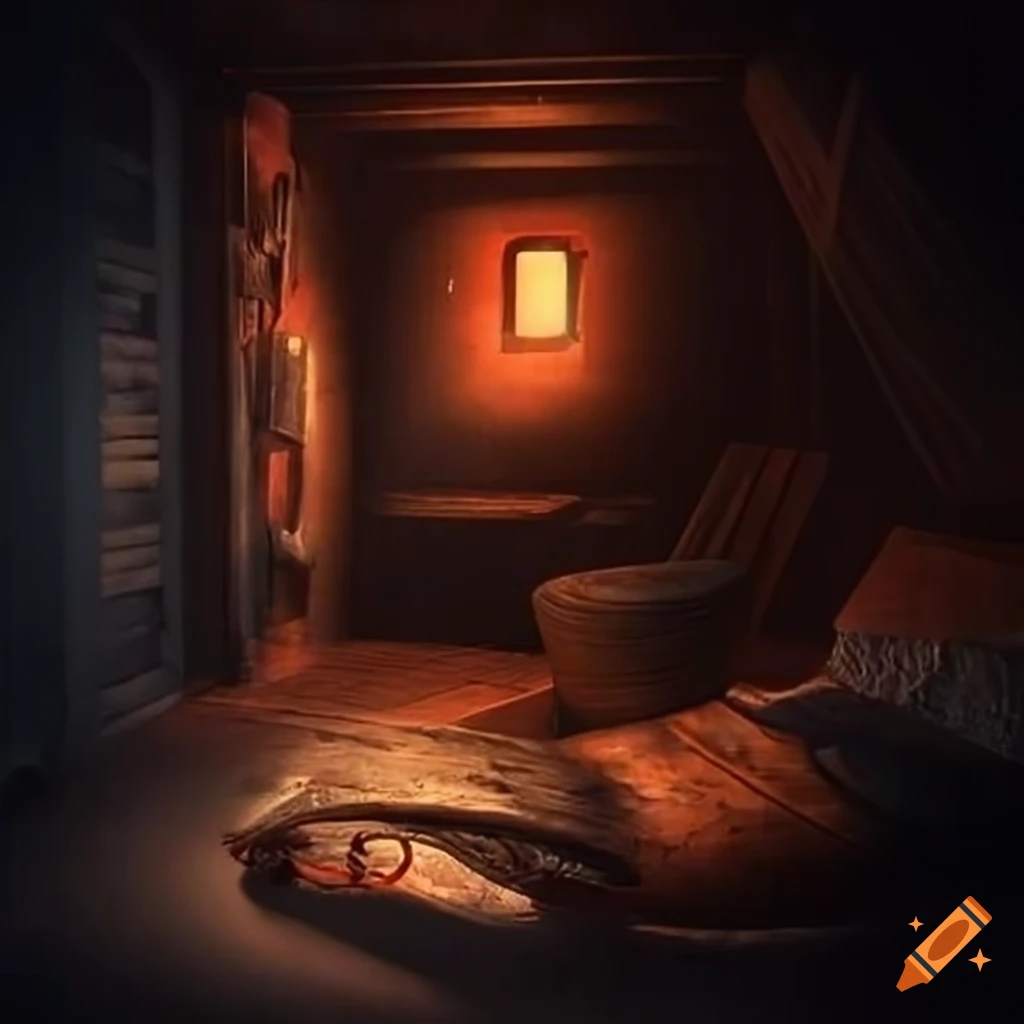 cosy steam punk sauna with an android