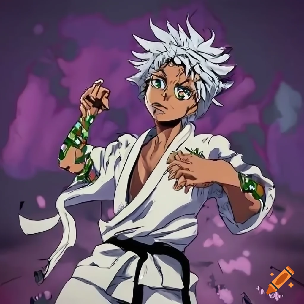 Male Sun Hashira from Demon Slayer anime with blonde hair and grey blue  eyes on Craiyon