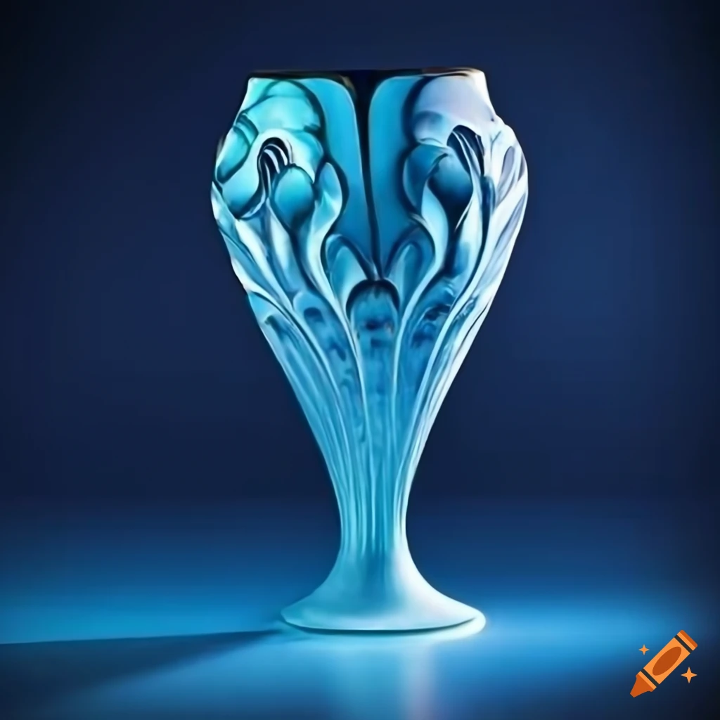 Translucent Art Deco Vase In Dramatic Lighting On Craiyon Translucent Art Deco Vase In Dramatic Lighting On Craiyon