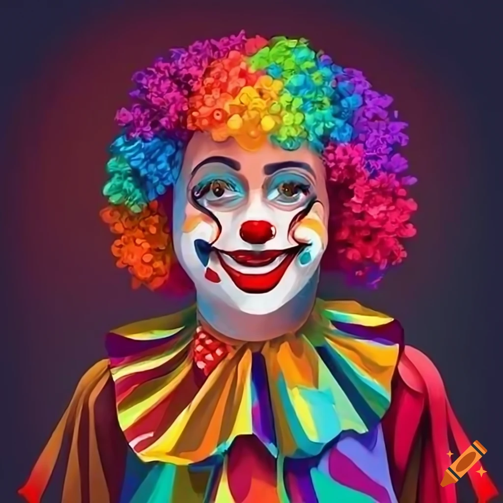 digital artwork of Pomni the clown from Digital Circus