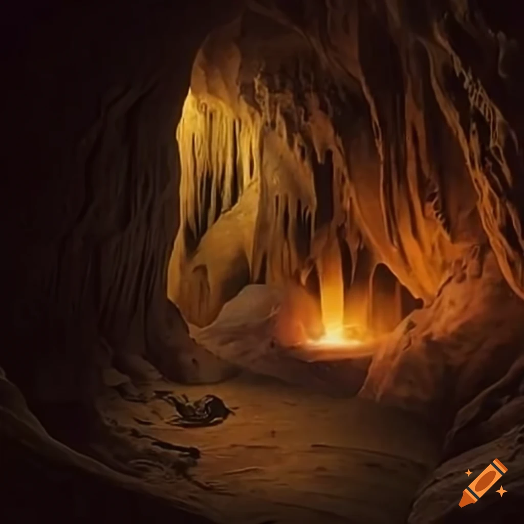 image of cave exploration