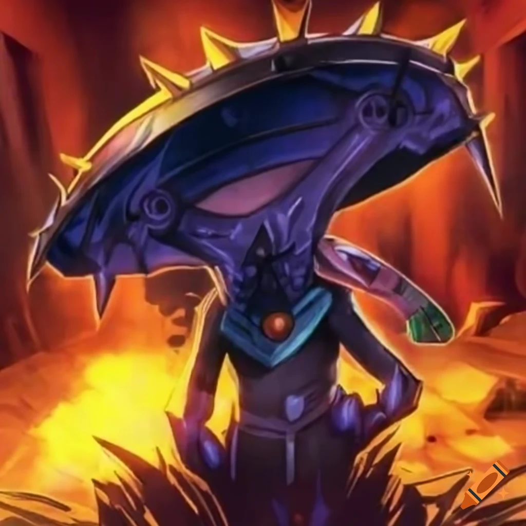 Epic animal wearing construction helmet in yugioh card