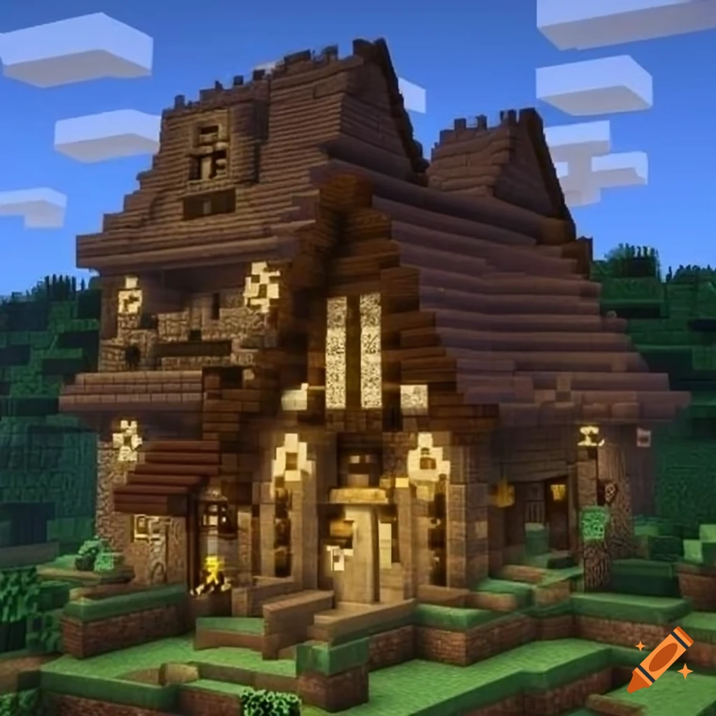 SurvivalHouse  Minecraft medieval, Minecraft medieval house, Minecraft  construction