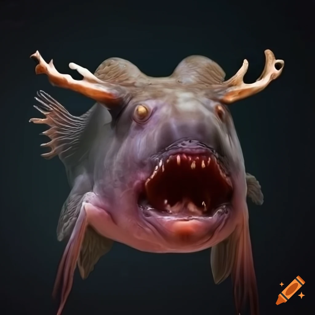 Crazy fish realistic on Craiyon