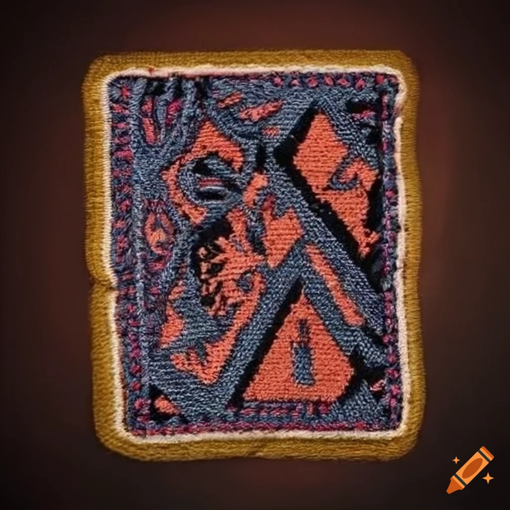 embroidered patch with the word 'nowhere'