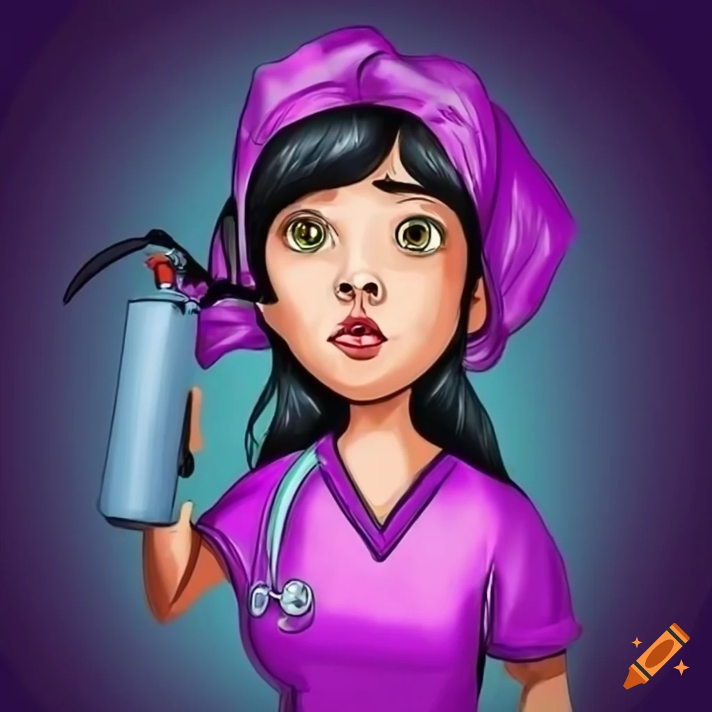 Nurse drawing Black and White Stock Photos & Images - Alamy