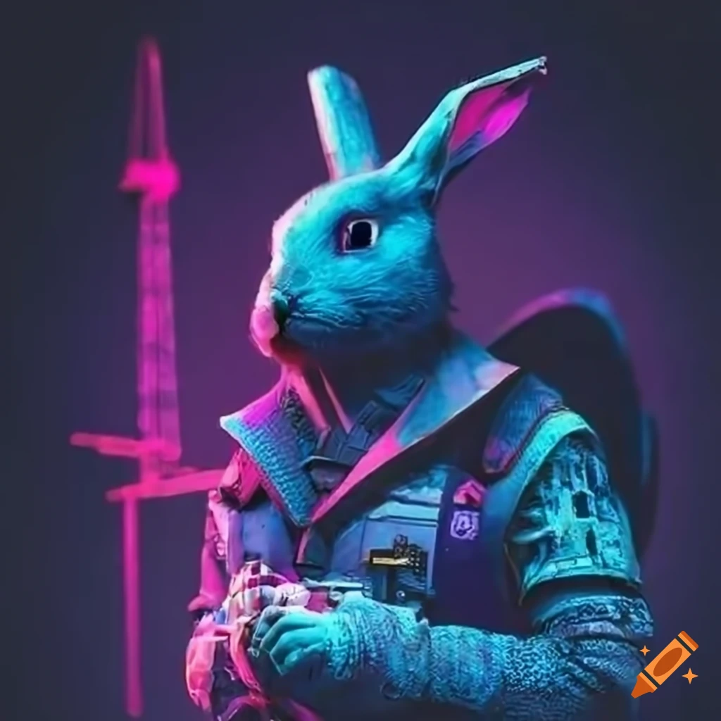 cyberpunk-blue-rabbit-at-a-construction-site-on-craiyon