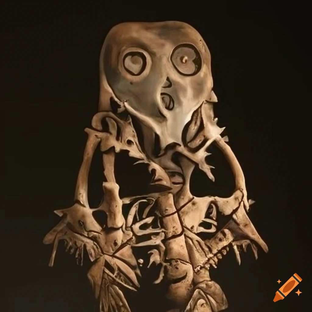 surreal artwork inspired by Francis Bacon and Wifredo Lam