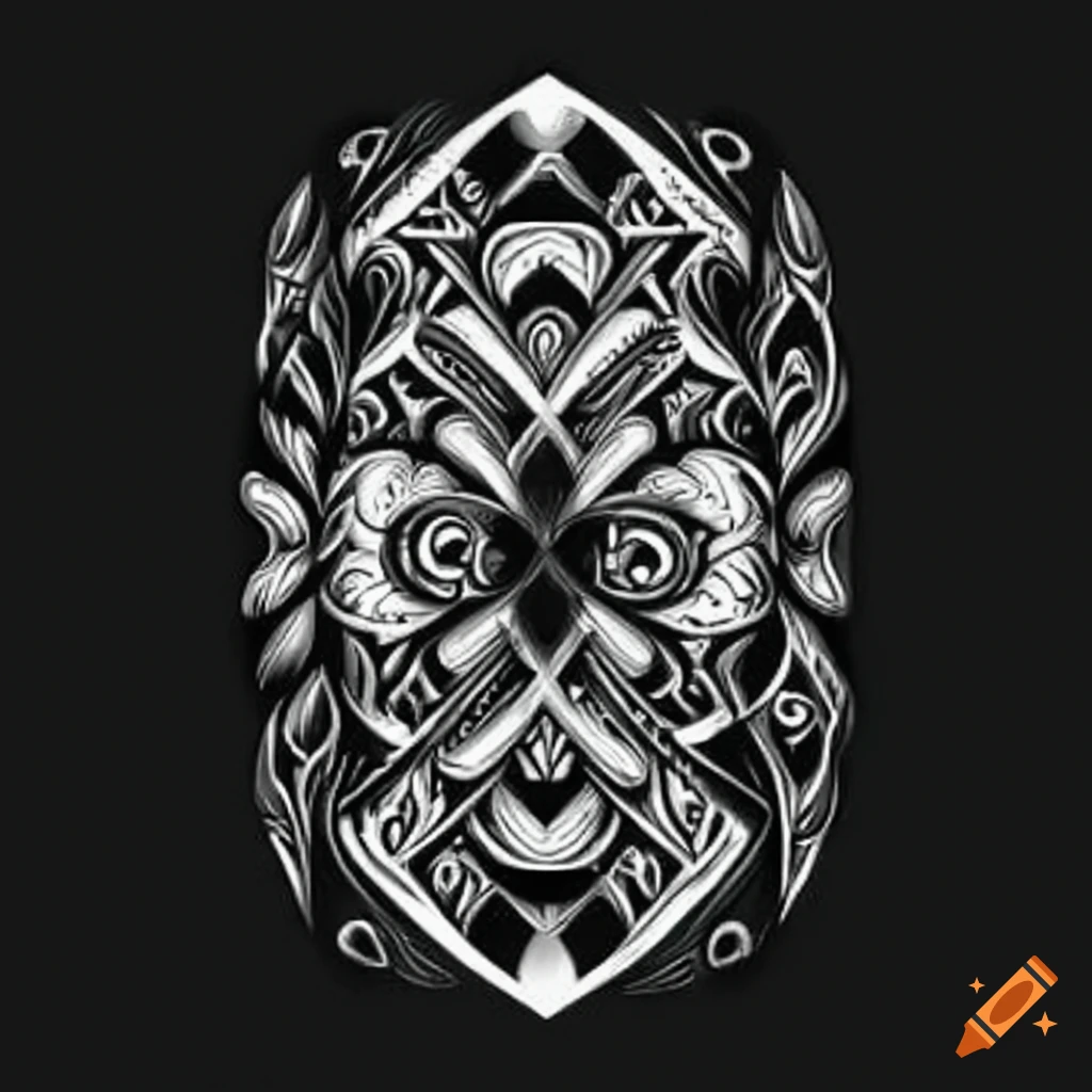 Buy Instant Download Half Sleeve Polynesian/maori Tattoo and Chest Tattoo  Dragon Bull Dog Tattoo Tattoo Design and Stencil/template Online in India -  Etsy