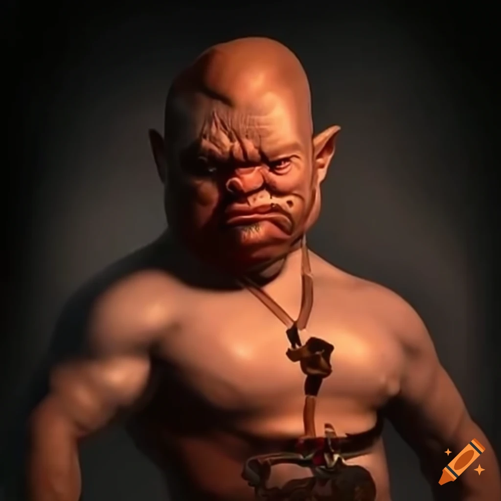 image of a determined dwarf boxer