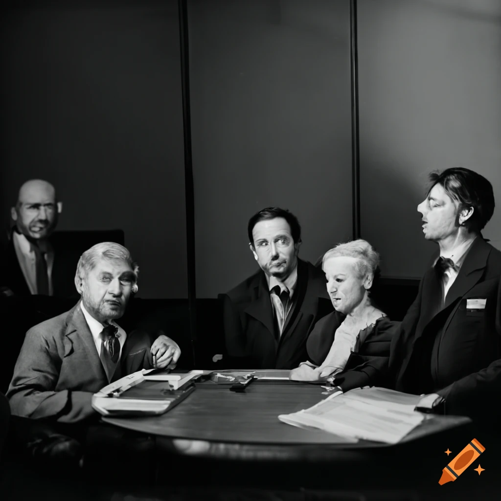 group of nerds listening to mystery radio shows